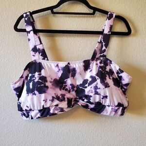 Torrid Curvy Tie Dye Swim Top